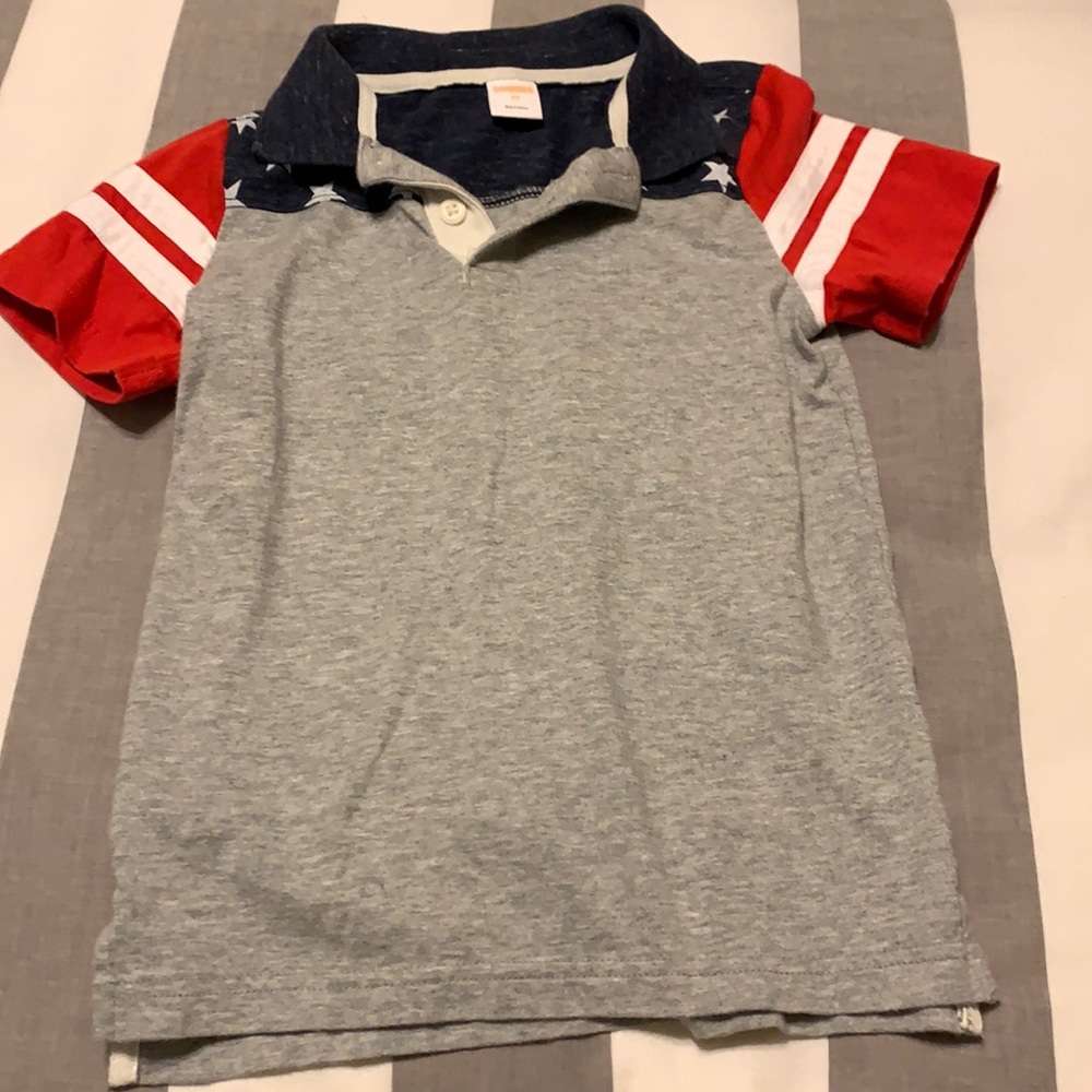 Stars and Stripes polo shirt 5T